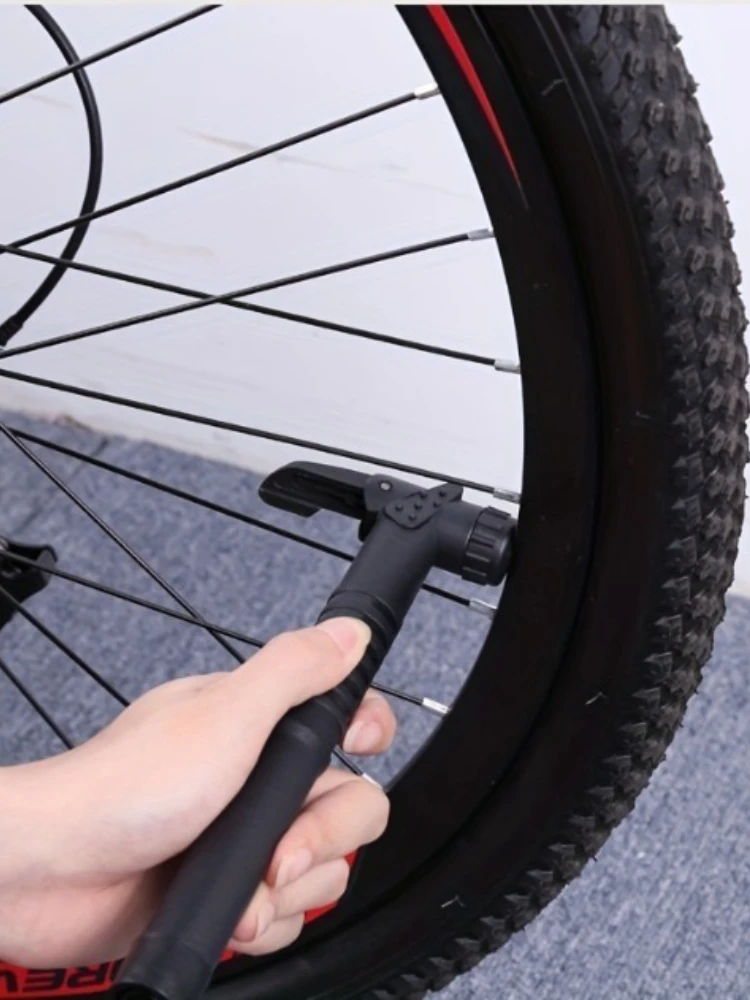 AliExpress Portable Mini Bike Pump with Bracket Hand Cycling MTB Mountain Bike Air Pump Bicycle Tire Inflator Bicycle Parts