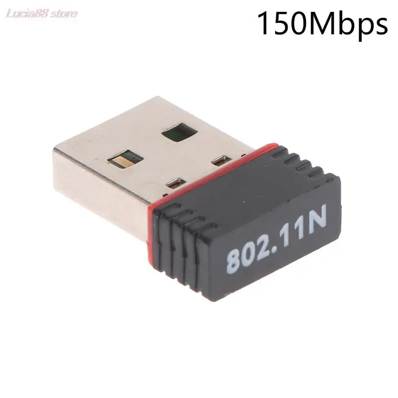 1PC Mini USB Wifi Adapter 802.11n Antenna 150Mbps USB Wireless Receiver Dongle Network Card External Wi-Fi For Desktop Laptop