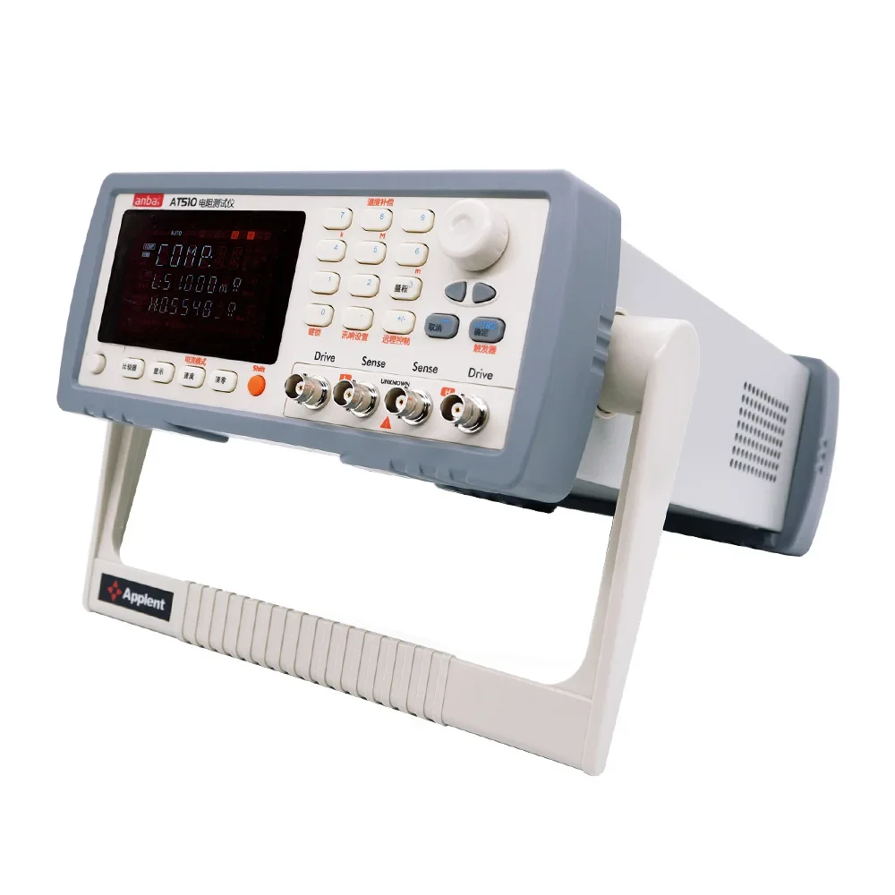 

AT510 DC Digital Resistance Meter with 1micro ohm-3M ohm Measurement Range Low Ohm Meter