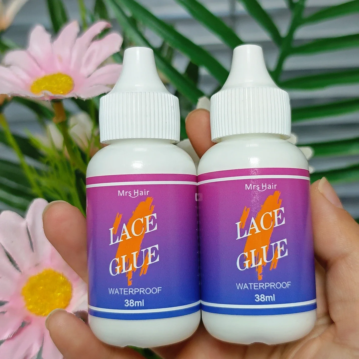 

1/2/3/4 шт. водонепроницаемый кружевной клей, 38 мл, прочный прогулочный ремень, суперклей для париков спереди, несколько вариантов упаковки