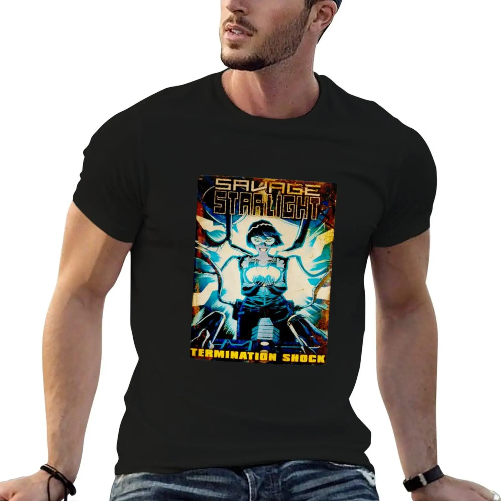 Starlight Termination Shock T-Shirt anime t shirts customs design your own plain t shirts men