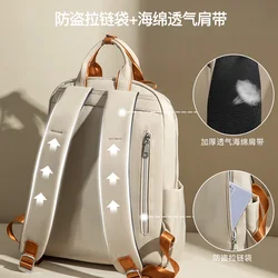 Female Handbag Backpack Women Travel Bag 14 Inch Laptop Bagpack Business Urban Backbag Luxury Stylish Rucksack Lovely Waterproof