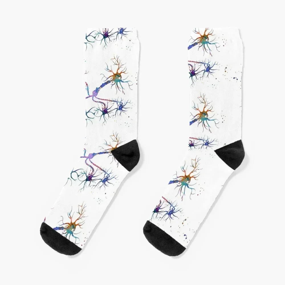 

Neurotransmitter Chemical Synapse Socks christmass gift japanese fashion gifts floor Man Socks Women's