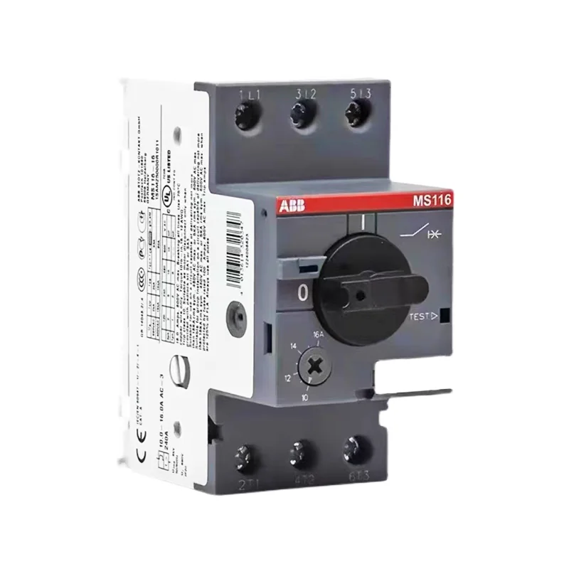 ABB MS116 Series Motor Protector Provides Reliable Overload Short Circuit and Phase Failure Protection Original Product