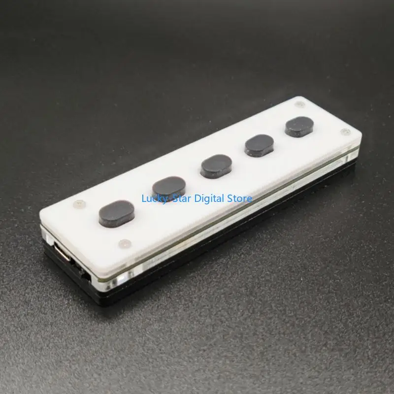 

N7MC Quiet 5 Key Customized Keypad with USB and Wireless Double Modes, Perfectly for Office Tasks and Gaming