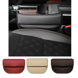 Car Seat Gap Box PU Leather Large Capacity Multifunctional Storage Miscellaneous Storage Box with Installation Gap Filling