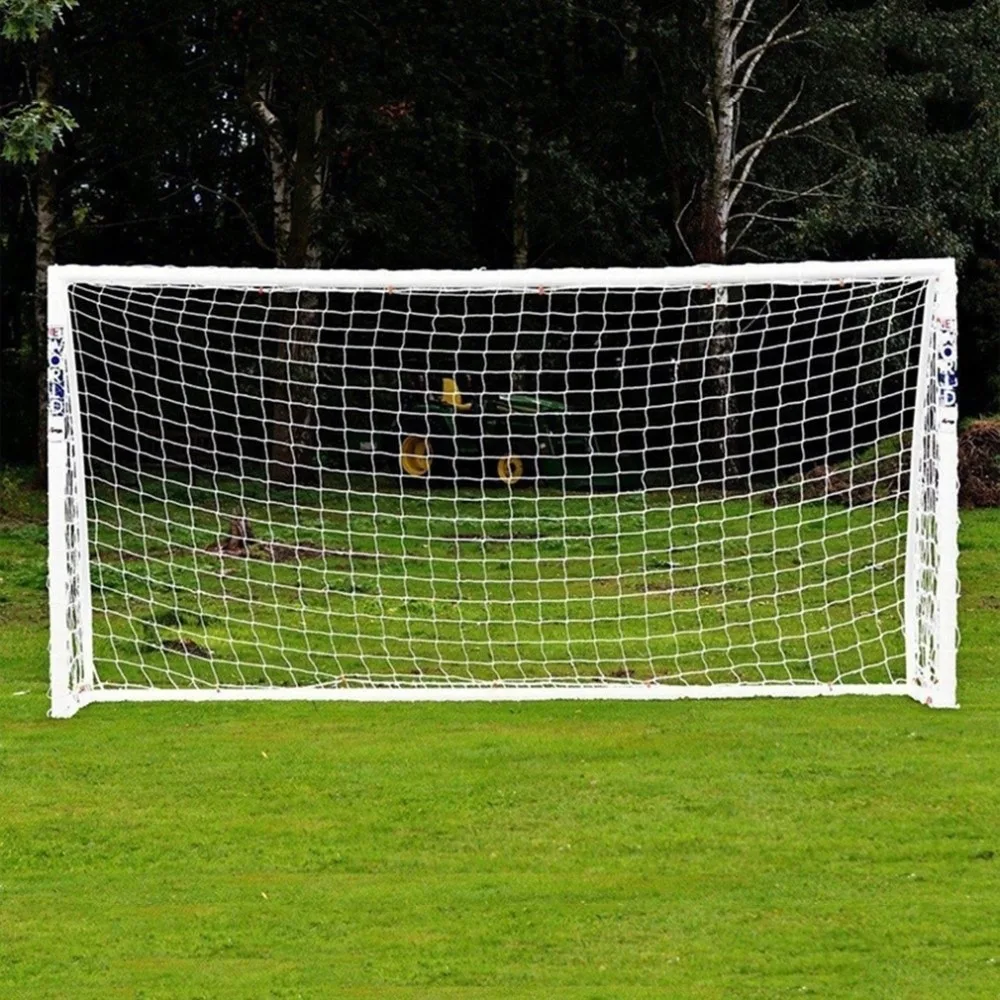Training Replacement Football Net Easy Setup Polypropylene Mesh Soccer Goal Net Weatherproof Post Mesh
