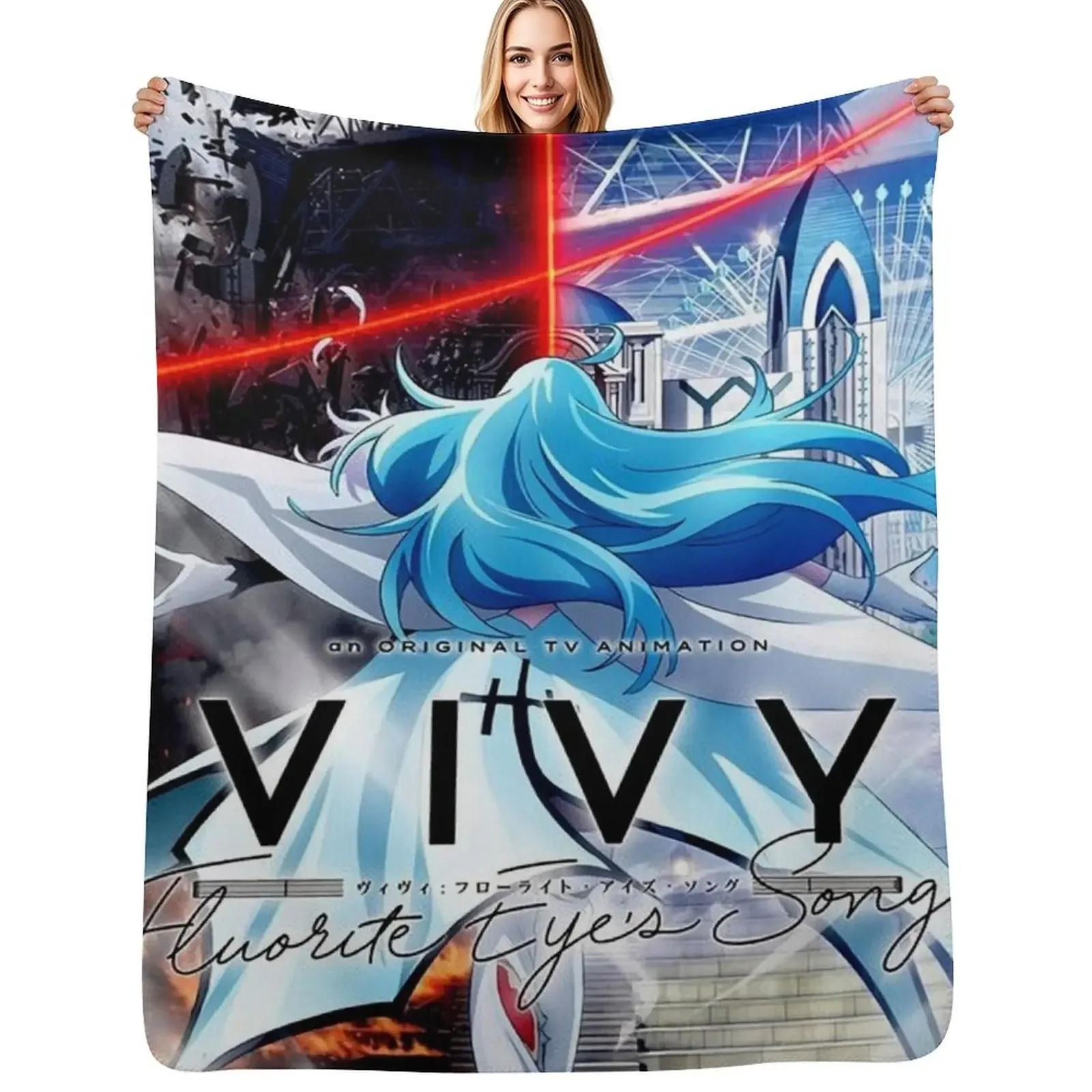 

Vivy Fluorite Eyes Song Throw Blanket Luxury St Soft Big Multi-Purpose Camping Blanket