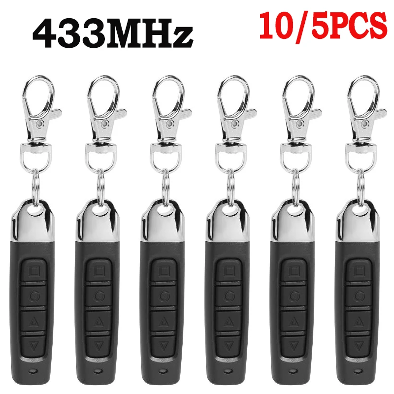 

1-10PCS 433MHz Auto Copy Remote Control Electric Garage Door Opener Remote Controller Duplicator Clone Cloning Code Transmitter