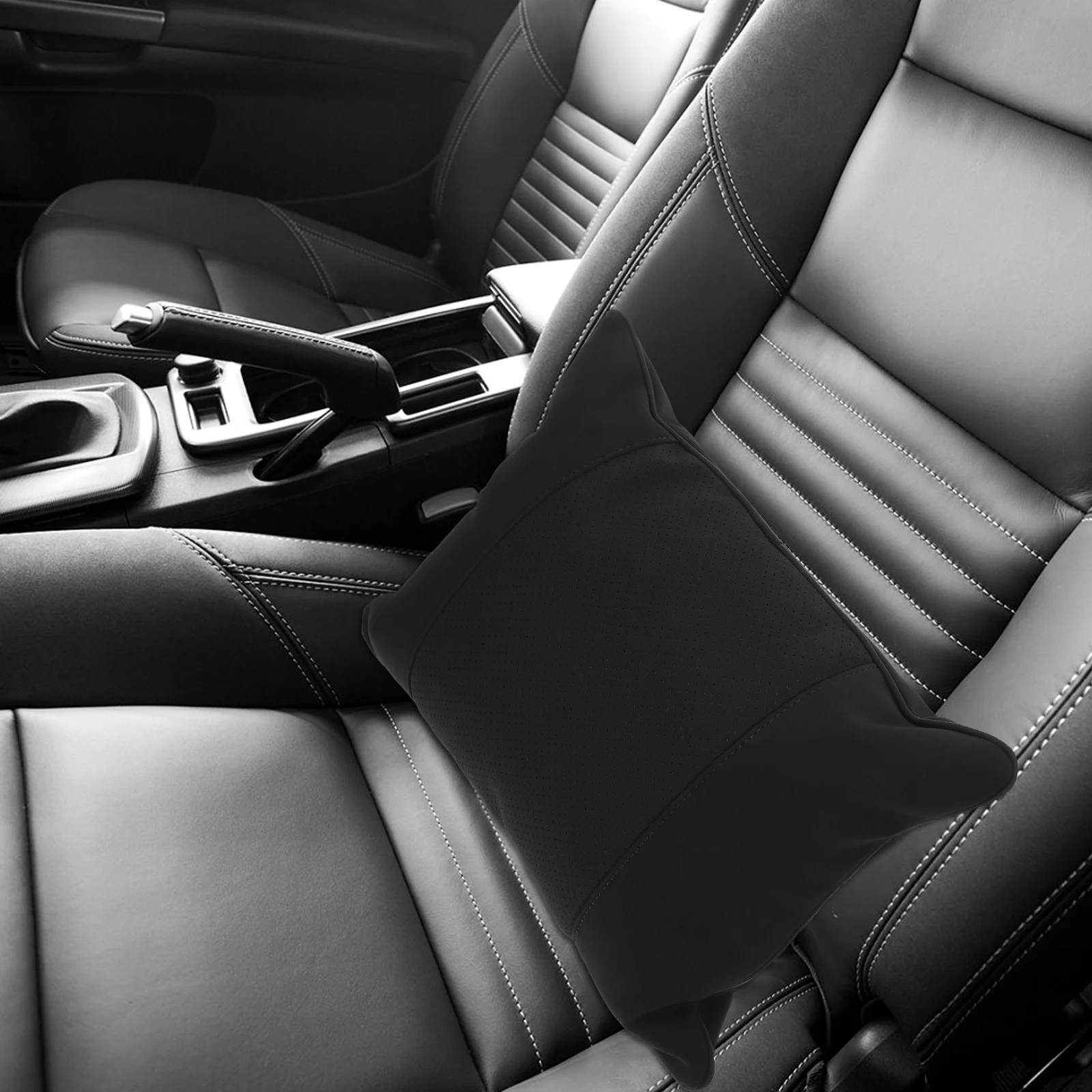 

Car Lumbar Support Pillow Lower Back Comfort Pad Seat Waist Support Driving Long Term Use Stylish Interior Gift