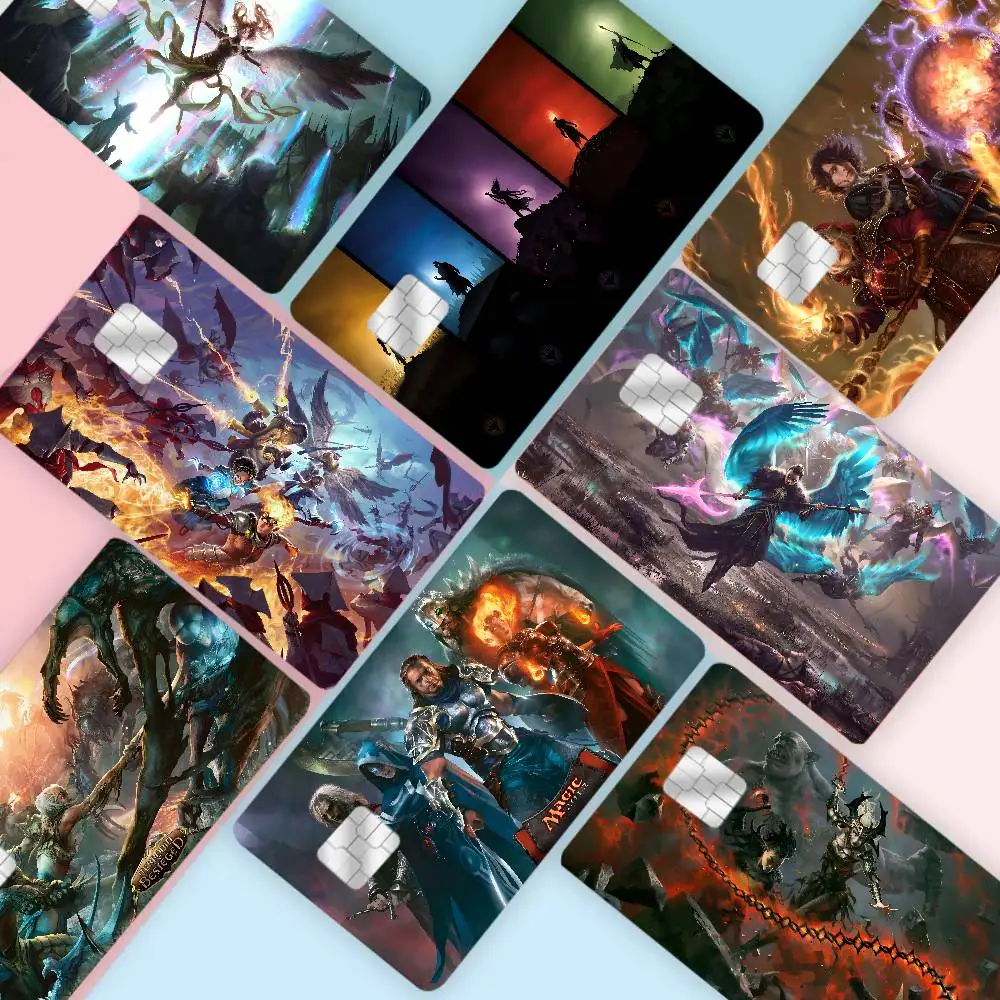 

Gamer M-Magic The Gathering Anime Spend Or Save Funny Shell On Off Ultra Thin No Fade Sticker Skin Cover For Debit Credit Card
