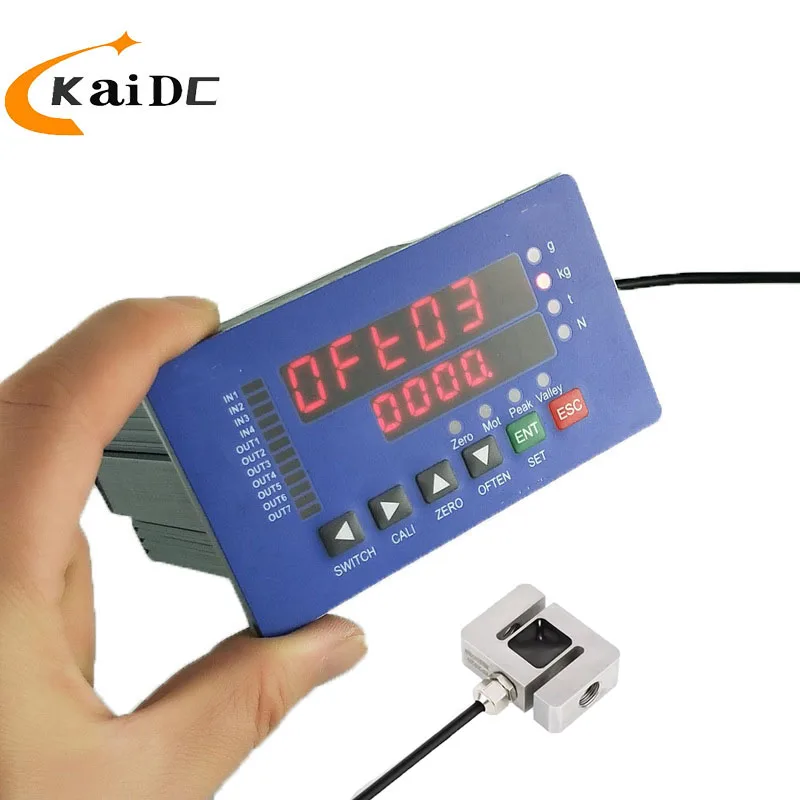 Pressure Sensor Control Display Instrument High Frequency Accurate Analog Quantity Rs232/485 Output Weighing Sensor Display