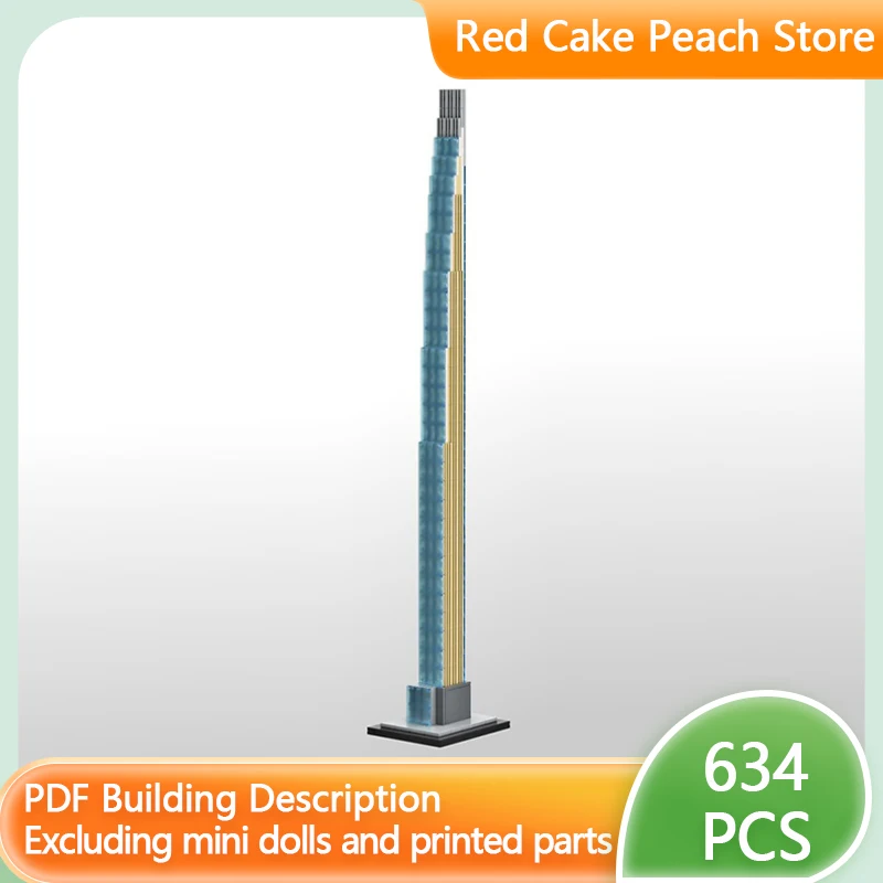 

City Street View Model MOC Building Bricks Residential Skyscraper Modular Technology Children Holiday Gifts Assemble Toys Suit