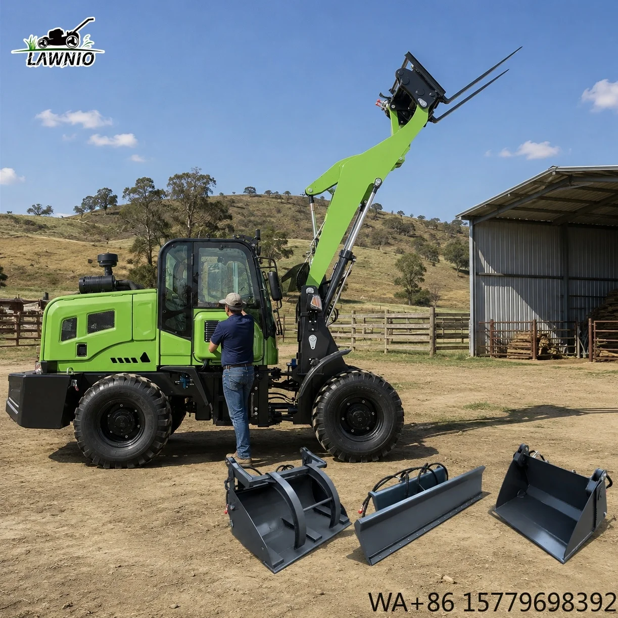 Cost Effective  Loader   Height and Strong Traction Performance for Municipal Projects Mini  Loader