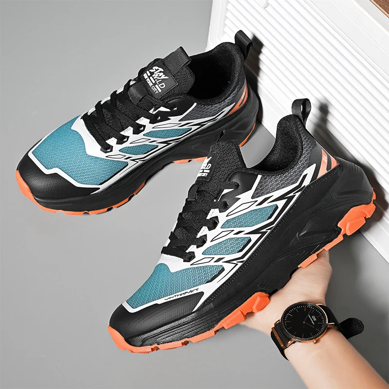 

Hot Sale Mountain Climbing Mens Footwear Good Quality Men Hiking Camping Shoes Anti-Slippery Outdoor Trainers Man
