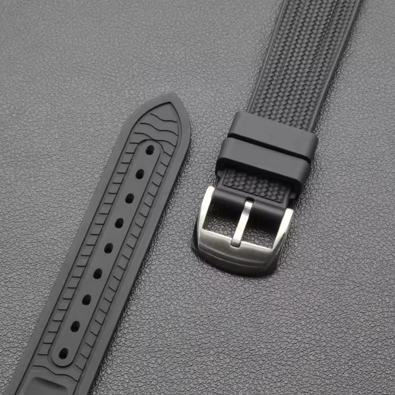 สายนาฬิกาฟลูออโรยาง FKM ขนาด 22 มม. แบบปลดเร็ว - สายรัดดำน้ำกันน้ำคุณภาพสูงสำหรับเปลี่ยนใส่กับนาฬิกา Seiko/Rolex Submarine