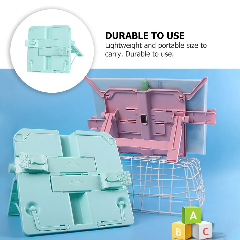 

1Pcs Premium Reading Rack Portable Multifunctional Book Stand for Office Desktop Student Holder Book Display Reading Supply