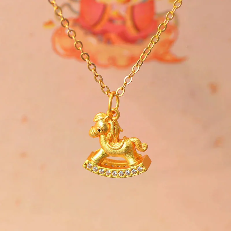 Серия-«Год-лошади»-подвеска-из-бисера-браслет-со-знаком-зодиака-аксессуары-для-браслета-с-лошадью