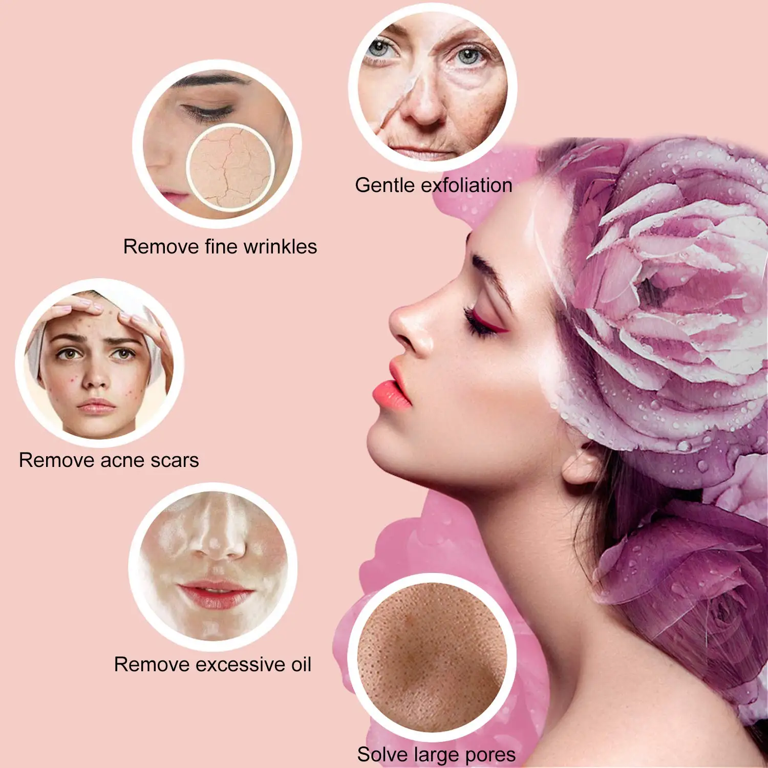 Máquina facial profissional dermoabrasão de diamante para uso doméstico, microdermoabrasão a vácuo, removedor de cravo, tratamento de acne