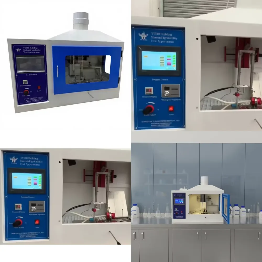 2026 Hot Item ISO-Certified Ignitability Test Apparatus for Building Materials ISO 11925-2 Fire Testing Equipment