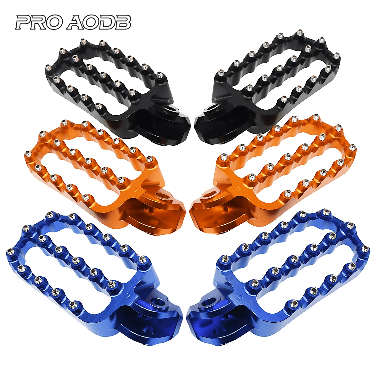For KTM 690 790 950 990 1090 1190 1290Motocross Forged Foot Pegs Pedals Rests Super Adventure R Supermoto R T Enduro SMC SMR