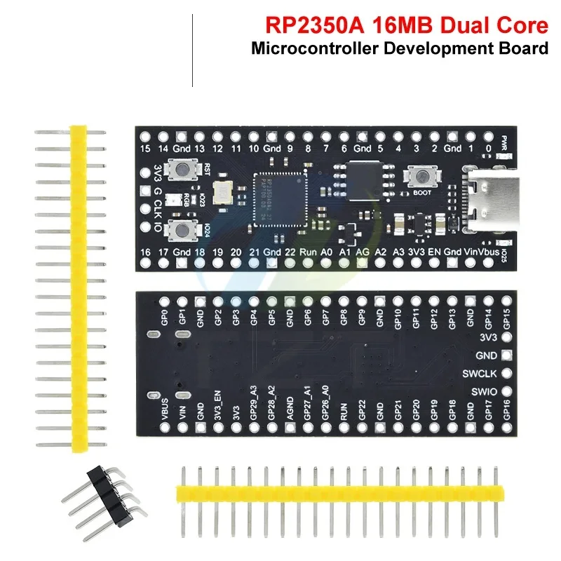 

1/3 шт. плата для разработки Raspberry Pi Zero Pico2 RP2350 16 МБ, микроконтроллер RP2040, блок питания с разъемом Type-C для Raspberry Pi