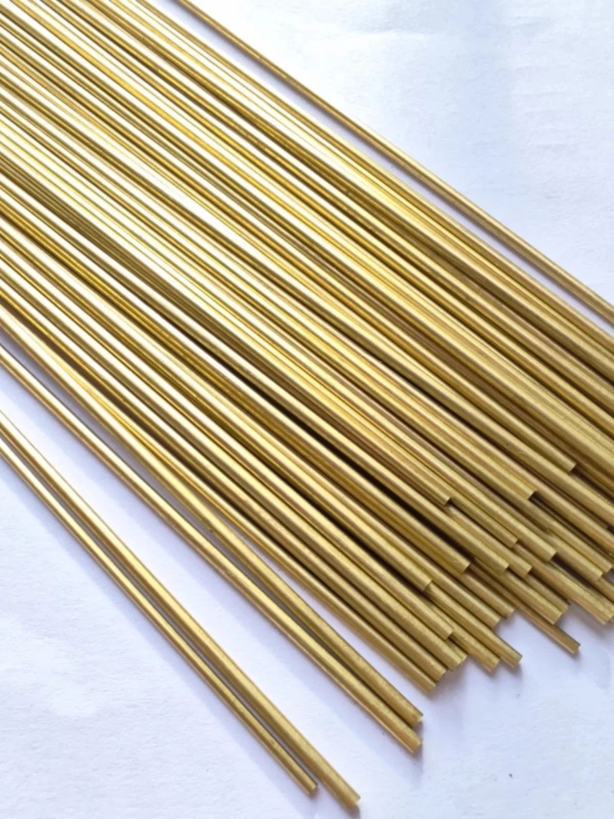 10pcs/lot Brass Rod Solid Copper Rod for Boat/Car/Airplane Model Round Bar Metal Rod Industrial Material Dia 1mm Length 300mm