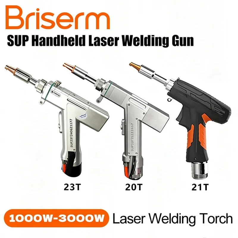 Original SUP21T SUP23T Laser Welding Head Gefasst 4-in-1 Handheld Laser Welding Gun for 1000-3000W Laser Welding Machine