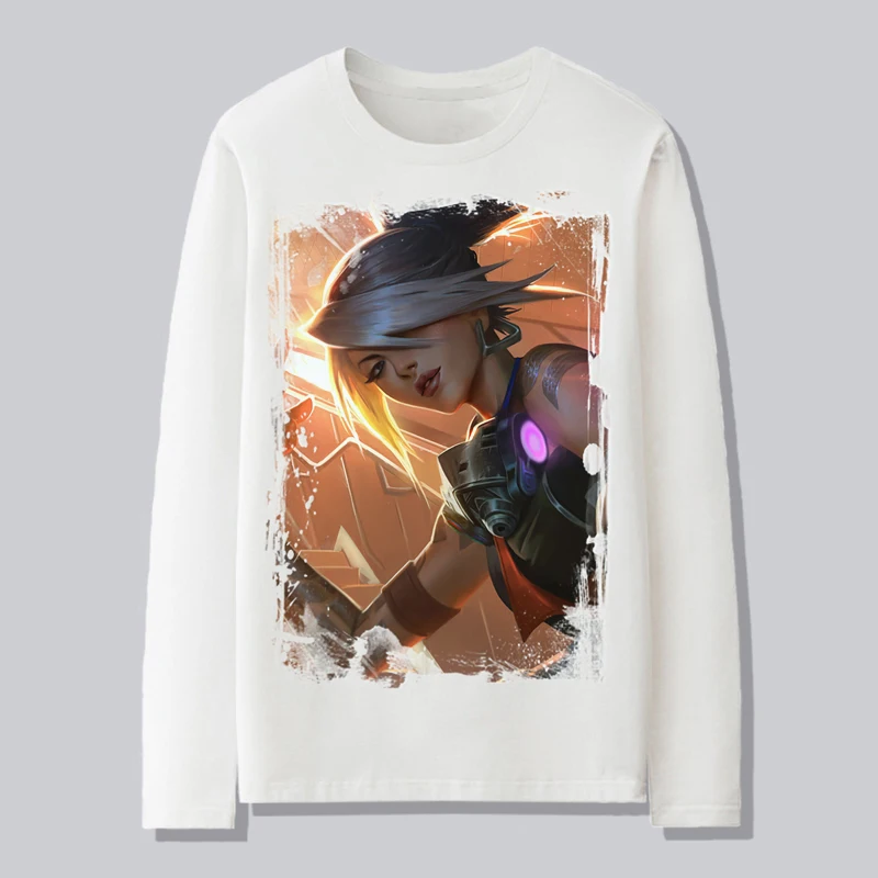 American League of Legends Msi Trend Autumn Winter Round Neck Hoodie Cotton Print Men Women Sweatshirt Swain Sett Akali