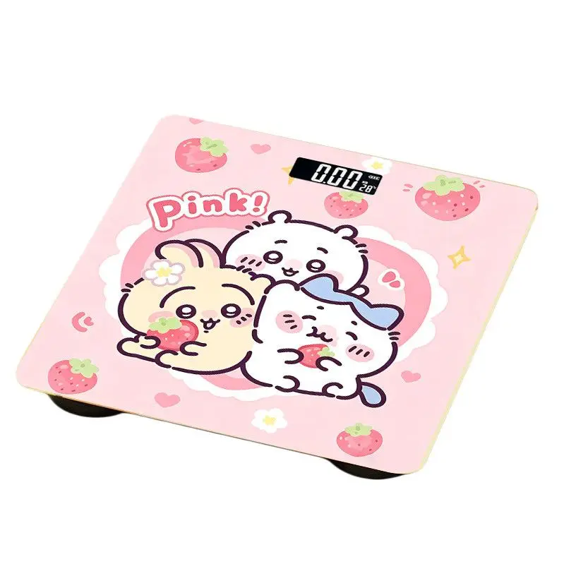 Cartoon Kawaii Electronic Bathroom Scale Weight Loss Dormitory Household High-definition 180kg Load Capacity Accuracy Chiikawa