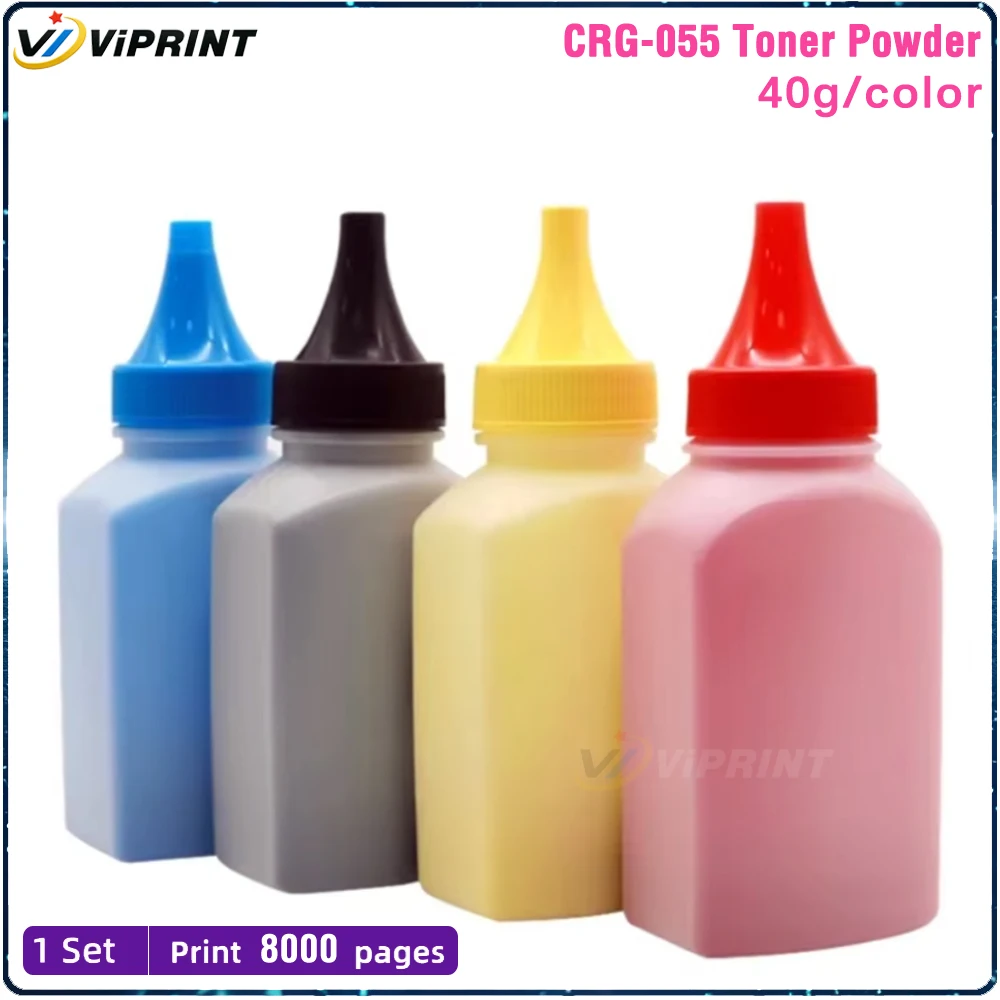 4 x 40g Japan Toner Powder CRG055 Compatible for CANON i-Sensys LBP663Cdw LBP664Cx MF742Cdw MF744Cdw MF746Cx