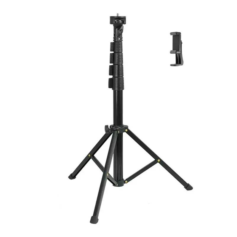 abzz-伸縮式ライブストリーミングパノラマカメラスタンド-16m-スマホ三脚-スマホクリップ-軽量トラベルマウントシステム