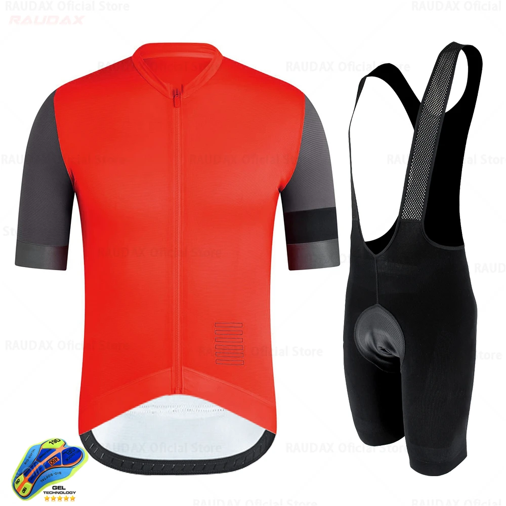 Cycling Jersey Men Solid Color Summer Cycling Jersey Set Breathable Racing Sport Mtb Bicycle Jersey Bike Cycling Clothing Suit