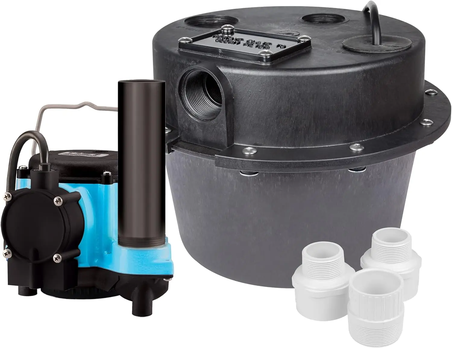 6 115-Volt, 1/3 HP, 2760 Compact Under Sink Automatic Sump Pump/Basin System