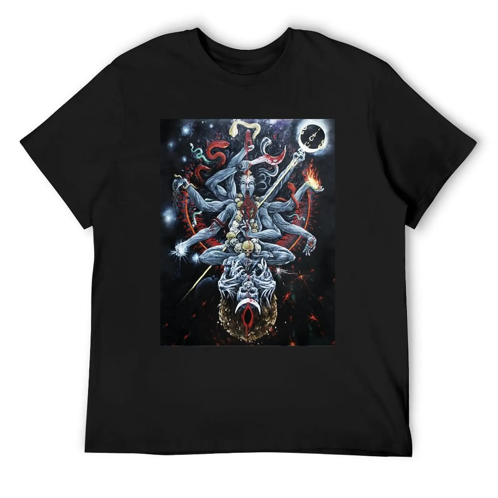 Cult of Fire Ascetic Meditation of Death T-Shirt aesthetic clothes street wear Blouse mens graphic t-shirts pack