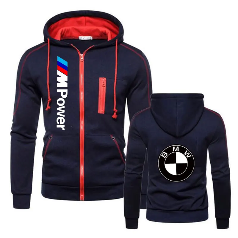 

2025 Cross border Hot selling New BMW Printed Baseball Jacket Outdoor Men's Motorcycle Riding Windproof Jacket Men's Jacket