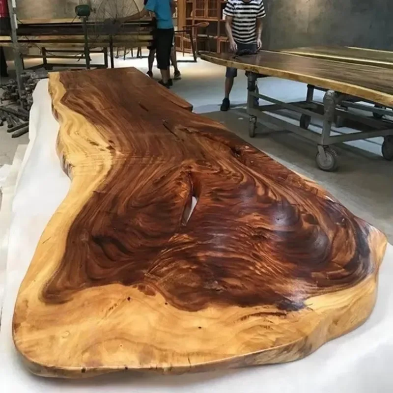 Customized Live Edge table Antique  Room Epoxy resin slab Wooden Coffee Table