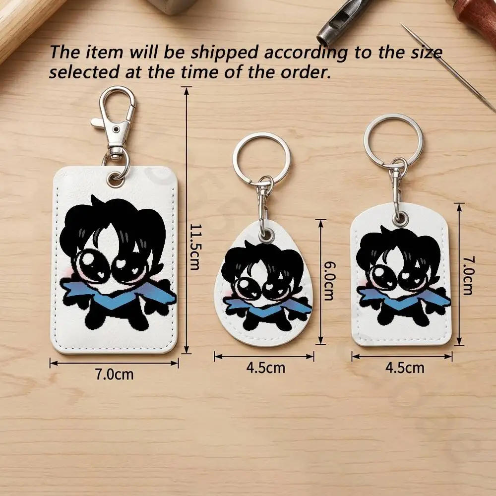 Cute D-Dick Grayson Holder Keychain For Bank Business Work Card Holder Student Card Protective Case Bus Card view 4