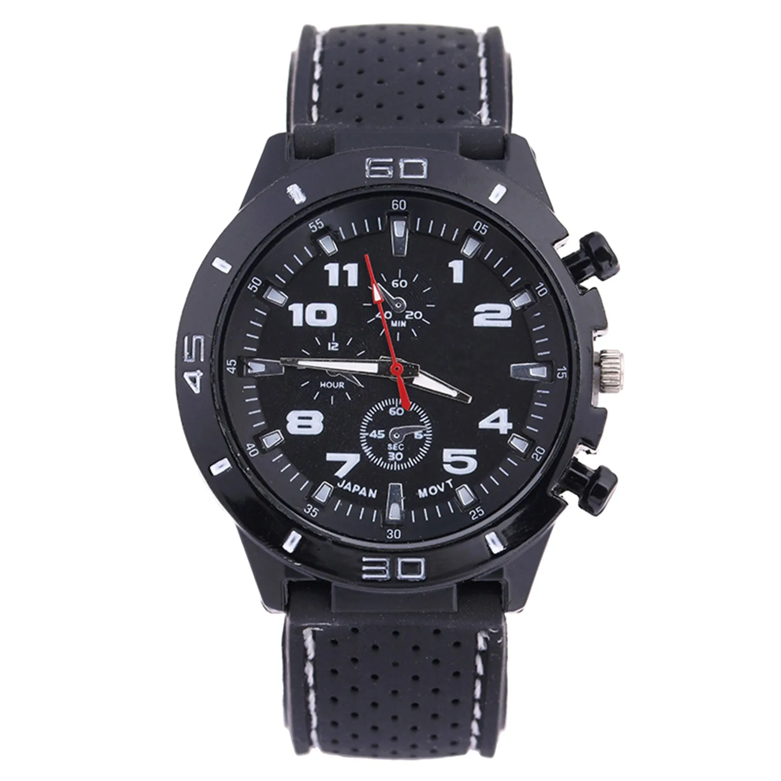 Man Watch Quartz Watch Men Military Watch Sports Watch Silicone Strap Sports Watch Masculino High Quality Big Dial