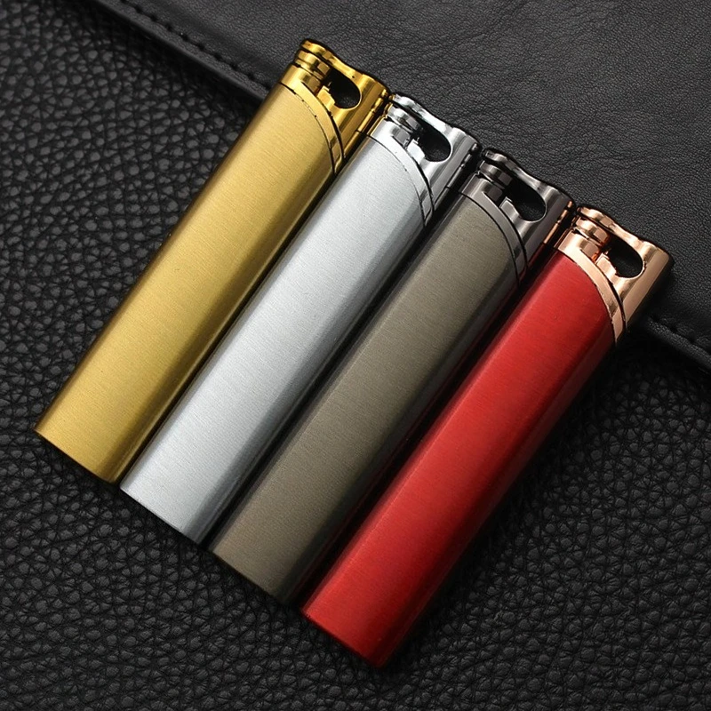

Gas Torch Lighter Metal Windproof Butane Inflatable Smoking Accessories Red Flame High Flame Lighter Cigarette Lighters Gifts