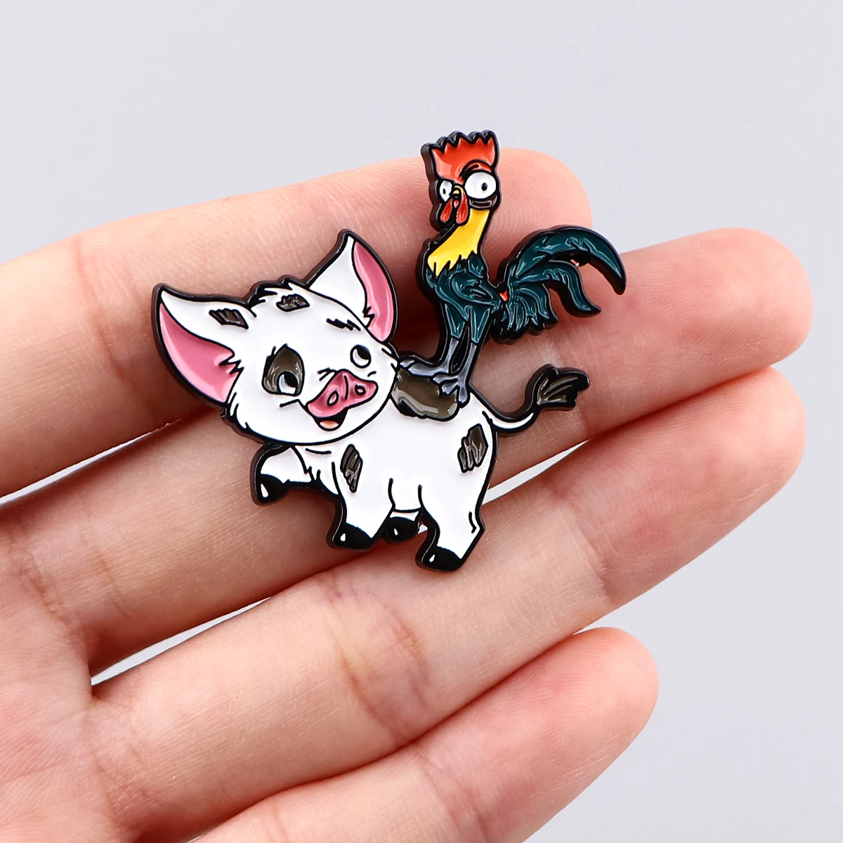 Moana Cartoon Lapel Pins Enamel Pin for Backpacks Briefcase Badges Brooch for Clothes Accessories Fashion Gift