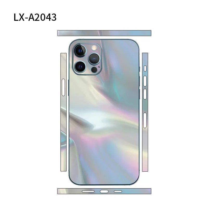 

For iPhone 14 13 Pro Max 12 Mini 15 Films Camouflage Film Wrap Stickers Cases Back Cover Decal Skin 3M Film Protector Sticker