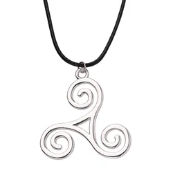The Movie Teen Wolf Triskele Triskelion Europe and the United States trend of punk style personality necklace Women Jewelry Gift