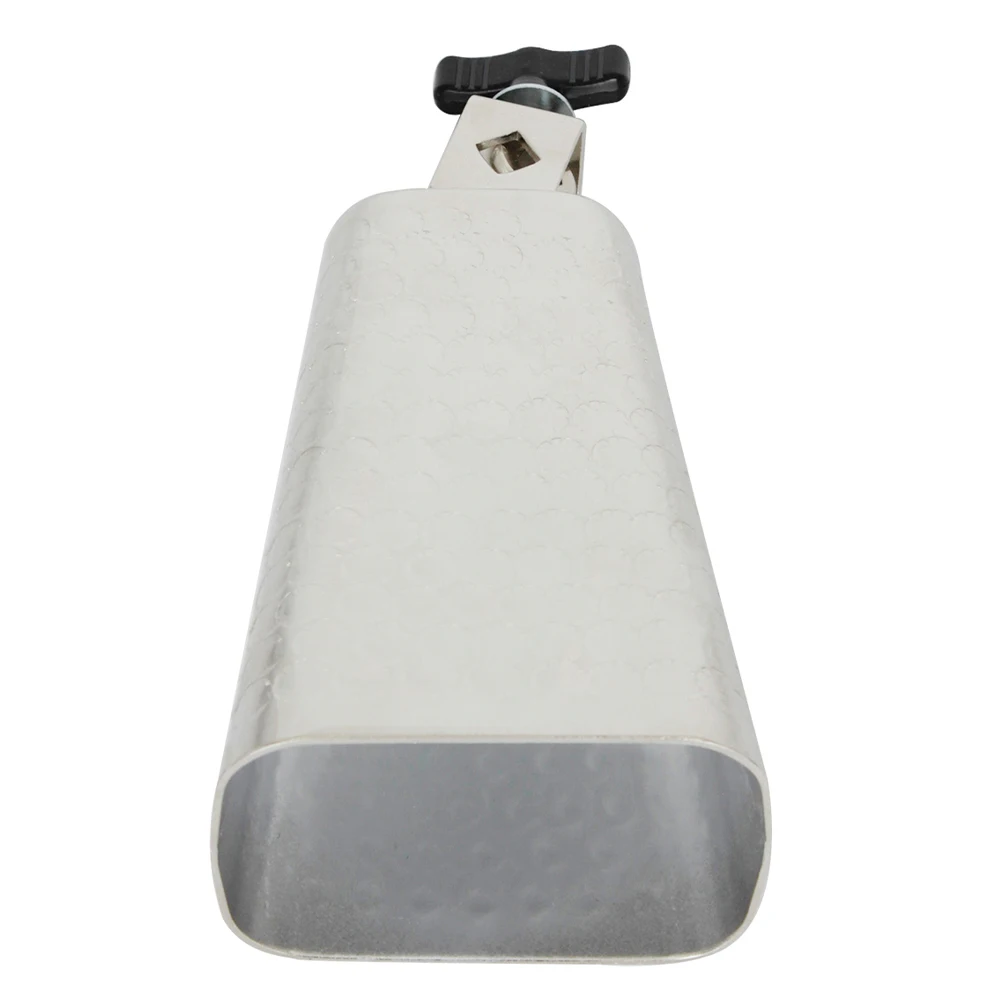 

6 Inch Cowbell Percussion Instrument for Music Hand Events Party Cheering Metal Noise Maker Sturdy Design