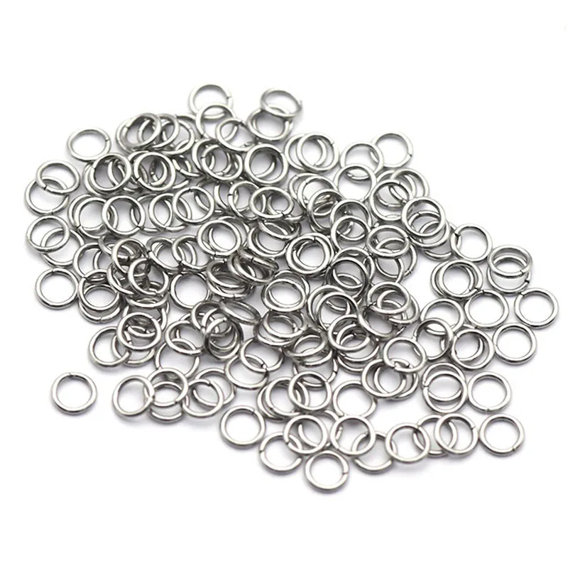 

50 шт./лот, 2x10 мм, соединительные кольца из нержавеющей стали