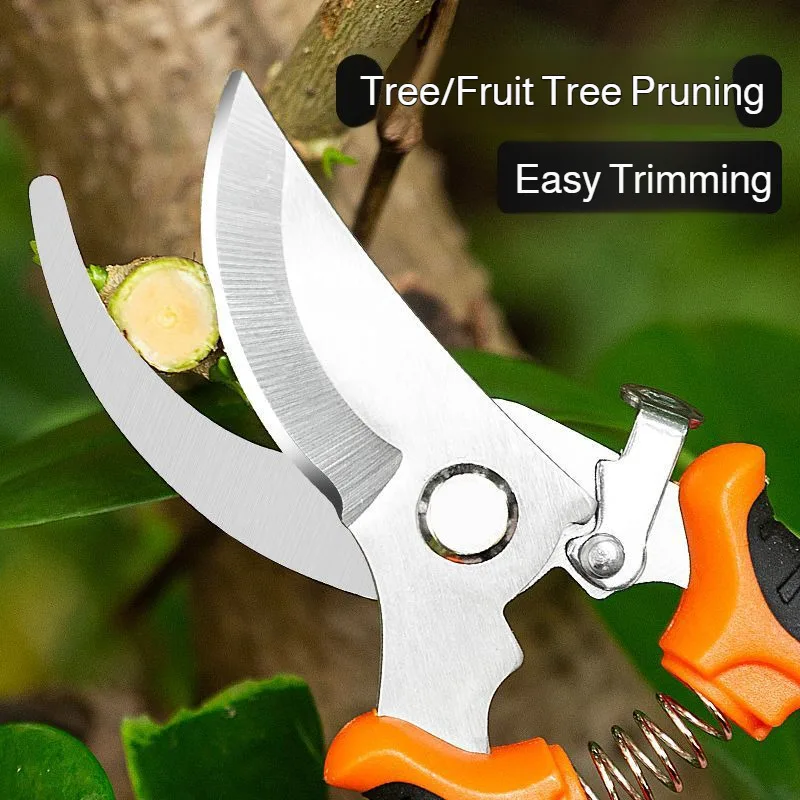 

Stainless Steel Branch Cutter Pruning Shears, Household Garden Scissors, Sharp Special Gardening Tool for Orchard Flower