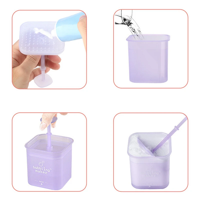 Y Portable Foaming Clean Tool Face Cleanser Shower Bath Shampoo Foam Maker Bubble Foamer Device