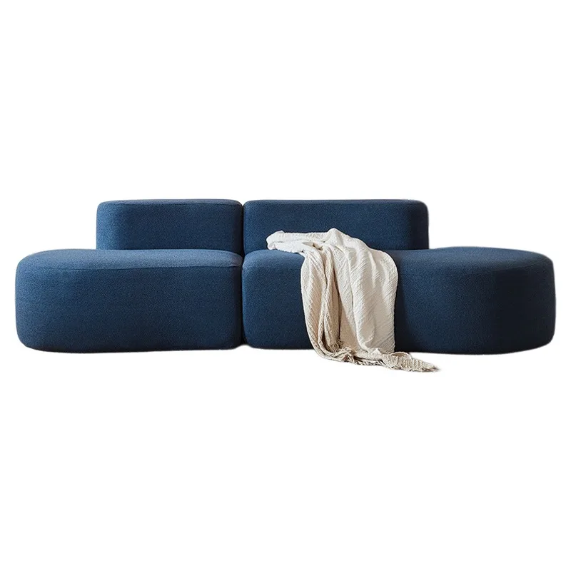 

Изогнутый тканевый линейный компрессионный диван, известный отель, салон красоты, зона отдыха, компрессионный ящик, диван