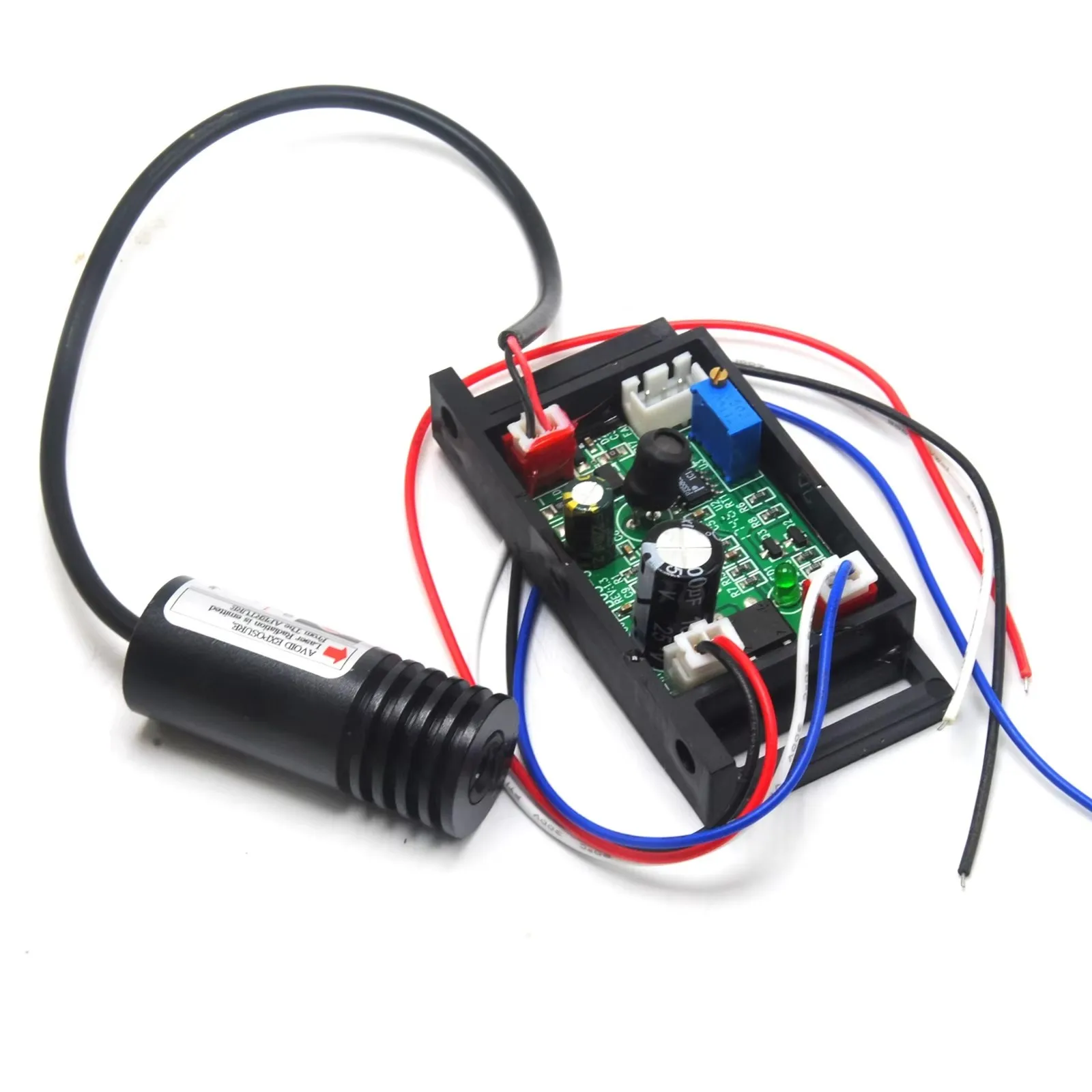 200mW 650nm Red Dot Laser Diode Module 12V Driver with TTL Modulation