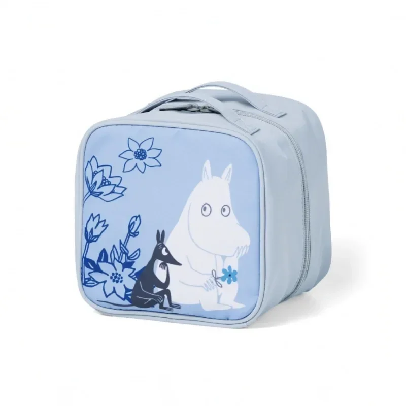 M-Moomins 3D Cartoon Printed Multifunctional Hand Carried Bag Portable Makeup Toiletries Storage Organizer Pouch